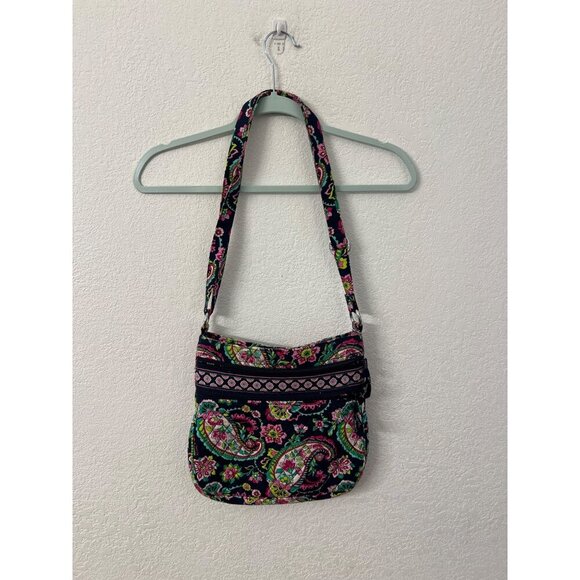 Vera Bradley petal paisley pattern crossbody purse - Picture 1 of 9